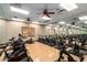 Spacious spin room with multiple bikes for fitness classes at 41758 W Cribbage Rd, Maricopa, AZ 85138