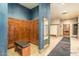 Clean and well-maintained locker room with individual lockers and a bench at 41758 W Cribbage Rd, Maricopa, AZ 85138