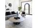 Living room with a large circular coffee table and comfortable seating at 6271 E Horseshoe Rd, Paradise Valley, AZ 85253