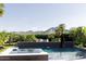 Luxury pool and spa with mountain views at 6271 E Horseshoe Rd, Paradise Valley, AZ 85253