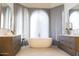 Luxurious bathroom with a freestanding bathtub and double vanity at 6271 E Horseshoe Rd, Paradise Valley, AZ 85253