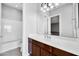 Clean bathroom with vanity and bathtub at 26886 N 90Th Ave, Peoria, AZ 85383
