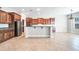 Spacious kitchen with granite countertops, ample cabinetry, and an island at 26886 N 90Th Ave, Peoria, AZ 85383