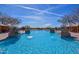 Stunning resort-style pool with lion statues at 12789 W Via Caballo Blanco --, Peoria, AZ 85383