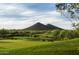 Rolling green fairways and stunning mountain backdrop at 12789 W Via Caballo Blanco --, Peoria, AZ 85383