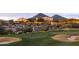 Luxury community clubhouse, pool, and golf course with mountain views at 12789 W Via Caballo Blanco --, Peoria, AZ 85383