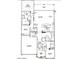Two-story home floor plan, features 4 bedrooms, 3 baths, and a 2-car garage at 41301 W Sussex Dr, Maricopa, AZ 85138