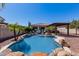 Stunning pool and spa surrounded by lush landscaping at 4142 E Zion Pl, Chandler, AZ 85249