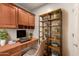 Home office with built-in shelving and a work desk at 5450 E Deer Valley Dr # 2206, Phoenix, AZ 85054