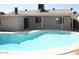Large kidney shaped pool and patio area at 6604 W Vogel Ave, Glendale, AZ 85302