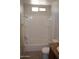 Simple bathroom with shower/tub combo and granite countertop at 6604 W Vogel Ave, Glendale, AZ 85302