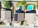 Bird's-eye view of community, showing multiple homes and pools at 26028 N 66Th Dr, Phoenix, AZ 85083