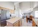 Spacious kitchen with island, stainless steel appliances, and ample cabinetry at 26028 N 66Th Dr, Phoenix, AZ 85083