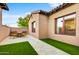 Small patio with fire pit and seating area at 3129 S Honeysuckle Ct, Gold Canyon, AZ 85118