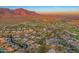 Community overview with mountain views and many houses at 3129 S Honeysuckle Ct, Gold Canyon, AZ 85118