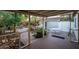 Screened patio overlooking a well-maintained backyard at 1547 W Vernon Ave, Phoenix, AZ 85007