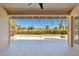 Spacious covered patio overlooking a golf course at 9214 W Kerry Ln, Peoria, AZ 85382