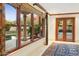 Sunroom with stunning views, double doors, and tiled floor at 6324 N 48Th Pl, Paradise Valley, AZ 85253