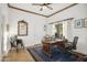 Bright home office with hardwood floors and large windows at 6324 N 48Th Pl, Paradise Valley, AZ 85253