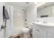 Clean bathroom with a tub, toilet, and vanity at 19820 N 13Th Ave # 226, Phoenix, AZ 85027