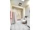 Updated bathroom with walk-in shower, toilet and vanity at 19202 N Signal Butte Cir, Sun City, AZ 85373