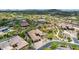 Aerial view of a single-Gathering home with a pool, situated in a quiet desert community at 37143 N Greythorn Cir, Carefree, AZ 85377