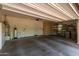 Spacious garage with built-in shelving and storage at 37143 N Greythorn Cir, Carefree, AZ 85377