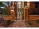 Ornate iron gate entrance to a brick building with pathway at 2017 N 1St Ave, Phoenix, AZ 85003