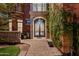 Elegant entryway with double doors and brick facade at 2017 N 1St Ave, Phoenix, AZ 85003