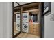 Convenient laundry room with stacked washer and dryer at 2017 N 1St Ave, Phoenix, AZ 85003