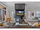 Spacious living room features a modern fireplace and large windows at 2017 N 1St Ave, Phoenix, AZ 85003