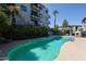 Inviting pool and spa area with comfortable seating and a relaxing atmosphere at 4525 N 22Nd St # 404, Phoenix, AZ 85016