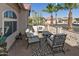 Inviting front patio with seating area, perfect for relaxing outdoors at 1509 E Peach Tree Dr, Chandler, AZ 85249