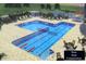Community pool with lap lanes and recreational area at 1509 E Peach Tree Dr, Chandler, AZ 85249