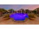 Stunning pool with a pergola and fountain, perfect for relaxation at 18211 W Sequoia Dr, Goodyear, AZ 85338