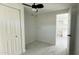 Bedroom with double door closet and view of kitchen at 568 N Sirrine --, Mesa, AZ 85201