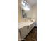 Bathroom with vanity, large mirror, and tiled floor at 120 N Val Vista Dr # 86, Mesa, AZ 85213