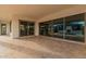 Covered patio with large sliding glass doors and tile flooring at 17871 E Paria Canyon Dr, Rio Verde, AZ 85263