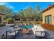 Inviting pool area with lounge chairs and a spa at 10746 E Whitethorn Dr, Scottsdale, AZ 85262