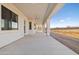 Covered patio with ceiling fan, offering views of the backyard at 2526 W Fernwood Dr, Phoenix, AZ 85086