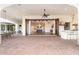 Outdoor patio with access to kitchen and dining area at 6630 E Stallion Rd, Paradise Valley, AZ 85253