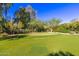 Private putting green in the backyard at 6630 E Stallion Rd, Paradise Valley, AZ 85253