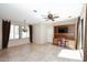 Home office with built-in shelving and window seating at 23014 N 86Th St, Scottsdale, AZ 85255