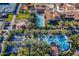 Aerial view of community pool and surrounding amenities at 36131 N Desert Tea Dr, Queen Creek, AZ 85140