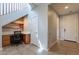Built-in desk and shelving in a home office at 36131 N Desert Tea Dr, Queen Creek, AZ 85140