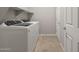 Convenient laundry room with washer and dryer hookups at 17798 W Encinas Ln, Goodyear, AZ 85338