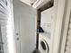 Stackable washer and dryer in a closet at 155 S Limestone Dr, Apache Junction, AZ 85119