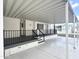 Covered patio with access to the home and storage at 155 S Limestone Dr, Apache Junction, AZ 85119