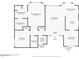 Floor plan showing main house layout with kitchen and bedrooms at 14194 W Mountain Laurel Trl, Surprise, AZ 85374