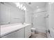 Clean bathroom with a bathtub, toilet, and white vanity at 901 S Smith Rd # 1012, Tempe, AZ 85281